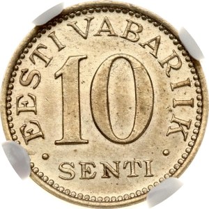 Estonia 10 Senti 1931 NGC MS 65