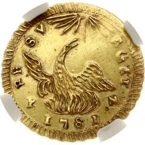 Taliansko Sicília Oncia 1751 PN NGC MS 61