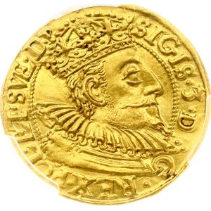 Poland Ducat 1596 PK Gdansk (R3) PCGS MS 62 MAX GRADE