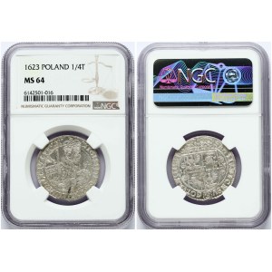 Poland Ort 1623 PRV:M+ Bydgoszcz NGC MS 64