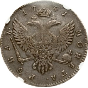 Russia Rouble 1741 СПБ NGC VF 25