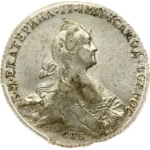 Russia Rouble 1772 СПБ-АШ PCGS AU 50