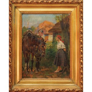 Jerzy KOSSAK, Kopijník a dievča, 1930