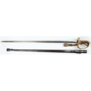 ŠVÉDSKÝ DŮSTOJNICKÝ OBUŠEK TĚŽKÉHO JEZDECTVA M1893