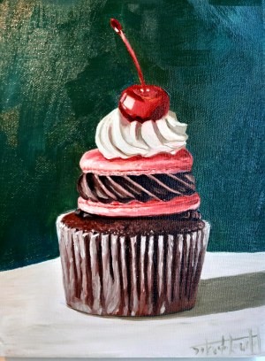 Szymon Kurpiewski, Every day painting Cupcake #5