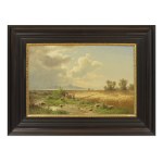 ADOLF CHWALA (CZECH / BOHEMIAN 1836 - 1900) - Landscape near Břeclav