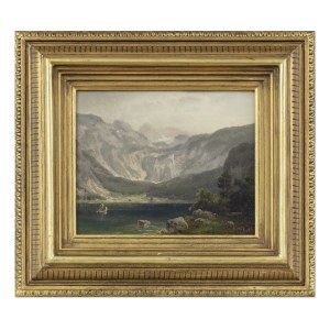 HUGO ULLÍK (ČECH / BOHEMIAN 1838 - 1881) - Königssee