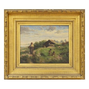 LEOPOLD CARL MÜLLER (AUSTRIA / AUSTRIAN 1834 - 1892) - View from Hungary
