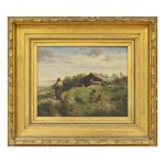 LEOPOLD CARL MÜLLER (AUSTRIA / AUSTRIAN 1834 - 1892) - View from Hungary
