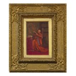 WILHELM LÖWITH (AUSTRIA / AUSTRIAN 1861 - 1932) - In the Cardinal’s Library