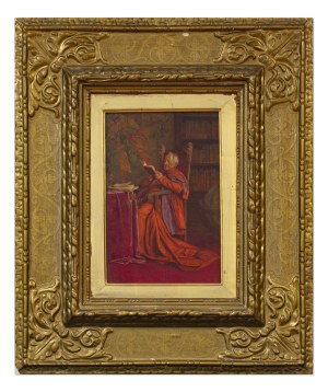 WILHELM LÖWITH (AUSTRIA / AUSTRIAN 1861 - 1932) - In the Cardinal’s Library