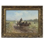 FRITZ VON DER VENNE (GERMANY / GERMAN 1873 - 1936) - Return from the Fields