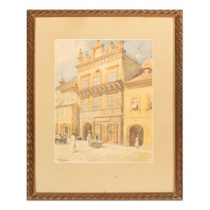 VÁCLAV JANSA (CZECH / BOHEMIAN 1859 - 1913) - Sitra House in Prachatice