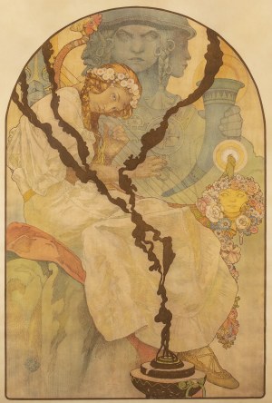 ALFONS MUCHA (CZECH / BOHEMIAN / FRENCH 1860 - 1939) - Poster for the Slav Epic Exhibition