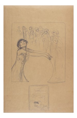 ALFONS MUCHA (CZECH / BOHEMIAN / FRENCH 1860 - 1939) - Sibyl