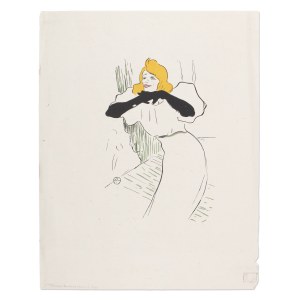 HENRI DE TOULOUSE-LAUTREC (FRANCIE / FRANCOUZSKO 1864 - 1901) - Yvette Guilbert