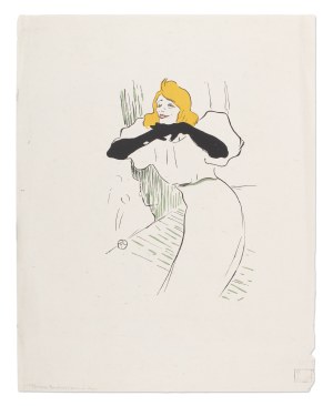 HENRI DE TOULOUSE-LAUTREC (FRANCE / FRENCH 1864 - 1901) - Yvette Guilbert