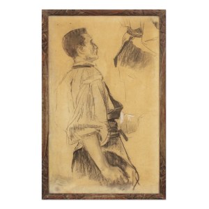 JAN PREISLER (CZECH / BOHEMIAN 1872 - 1918) - Study of a Blacksmith