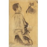 JAN PREISLER (CZECH / BOHEMIAN 1872 - 1918) - Study of a Blacksmith