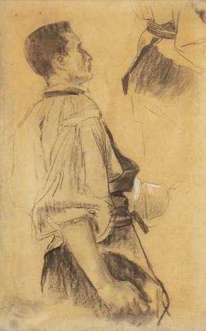 JAN PREISLER (CZECH / BOHEMIAN 1872 - 1918) - Study of a Blacksmith