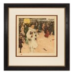 TAVÍK FRANTIŠEK ŠIMON (CZECH / BOHEMIAN 1877 - 1942) - Mi-Carême in Paris
