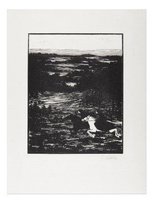 FRANTIŠEK KOBLIHA (CZECH / BOHEMIAN 1877 - 1962) - Tristan