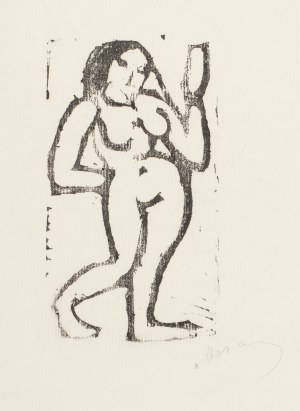 ANDRÉ DERAIN (FRANCE / FRENCH 1880 - 1954) - Girl with a Mirror