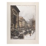 LUIGI KASIMIR (AUSTRIA / AUSTRIAN 1881 - 1962) - Porte Saint-Denis in Paris