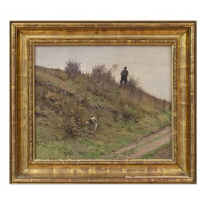 FRANTIŠEK SLABÝ (ČECH / BOHEMIAN 1863 - 1919) - Na stopě