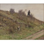 FRANTIŠEK SLABÝ (ČECH / BOHEMIAN 1863 - 1919) - Na stopě