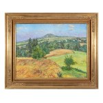 FRANTIŠEK KAVÁN (CZECH / BOHEMIAN 1866 - 1941) - Vyskeř from Malá Skála