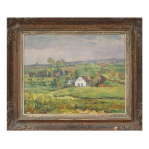 FRANTIŠEK KAVÁN (CZECH / BOHEMIAN 1866 - 1941) - In Libunec