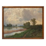 FERDINAND ENGELMÜLLER (CZECH / BOHEMIAN 1867 - 1924) - On the Elbe