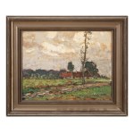 JOSEF ULLMANN (CZECH / BOHEMIAN 1870 - 1922) - View from Poděbrady