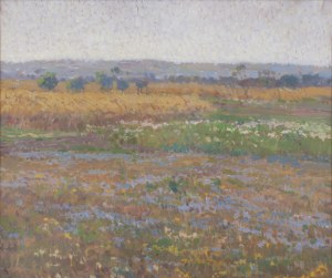 JOSEF ULLMANN (CZECH / BOHEMIAN 1870 - 1922) - Blooming Landscape