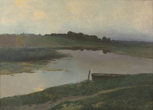 JOSEF ULLMANN (CZECH / BOHEMIAN 1870 - 1922) - Last Rays