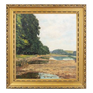 JOSEF HOLUB (CZECH / BOHEMIAN 1870 - 1957) - Oxbow Lake