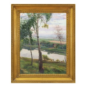 JOSEF HOLUB (CZECH / BOHEMIAN 1870 - 1957) - Czech Landscape