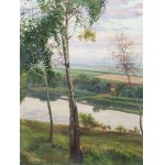 JOSEF HOLUB (CZECH / BOHEMIAN 1870 - 1957) - Czech Landscape