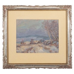 OTA BUBENÍČEK (CZECH / BOHEMIAN 1871 - 1962) - Winter Mood near Mladá Vožice