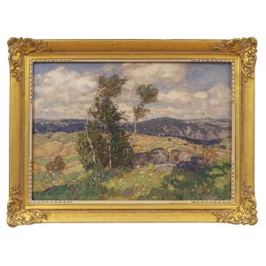OTA BUBENÍČEK (CZECH / BOHEMIAN 1871 - 1962) - View into the Landscape