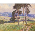 OTA BUBENÍČEK (CZECH / BOHEMIAN 1871 - 1962) - Landscape with Pine Trees