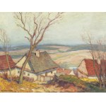 OTA BUBENÍČEK (CZECH / BOHEMIAN 1871 - 1962) - Early Spring in the Village