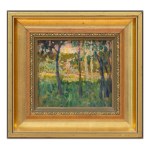 OTA BUBENÍČEK (CZECH / BOHEMIAN 1871 - 1962) - Landscape with Trees
