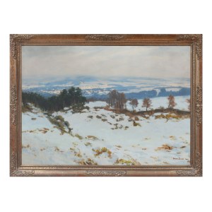 JAROSLAV PANUŠKA (CZECH / BOHEMIAN 1872 - 1958) - Winter Landscape