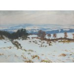 JAROSLAV PANUŠKA (CZECH / BOHEMIAN 1872 - 1958) - Winter Landscape