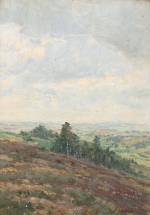 STANISLAV LOLEK (CZECH / BOHEMIAN 1873 - 1936) - On the Hillside