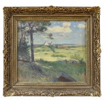 STANISLAV LOLEK (CZECH / BOHEMIAN 1873 - 1936) - View into a Landscape with a Church
