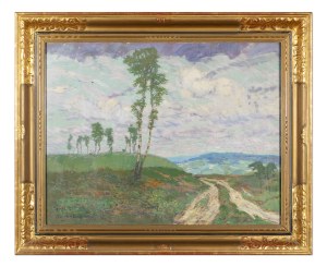 ALOIS KALVODA (CZECH / BOHEMIAN 1875 - 1934) - Landscape with a Road