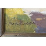 ALOIS KALVODA (TSCHECHISCH / BOHEMISCH 1875 - 1934) - Landschaft am Mittag